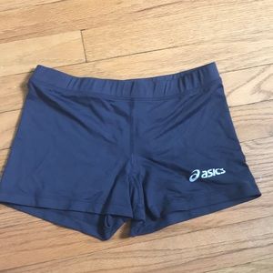 Grey Asics spandex!